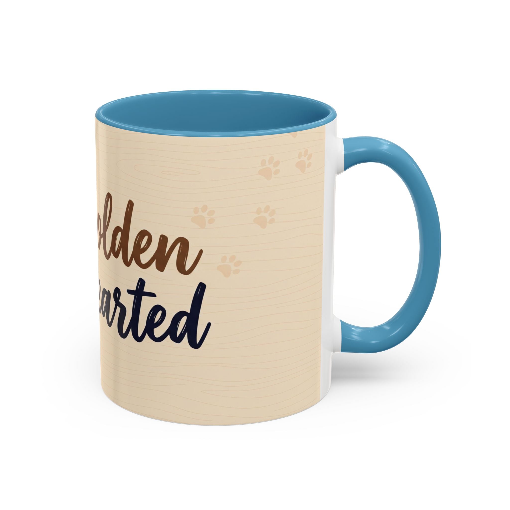 Golden Hearted Mug | Golden Retriever Lover Gift | Cute Dog Coffee Mug