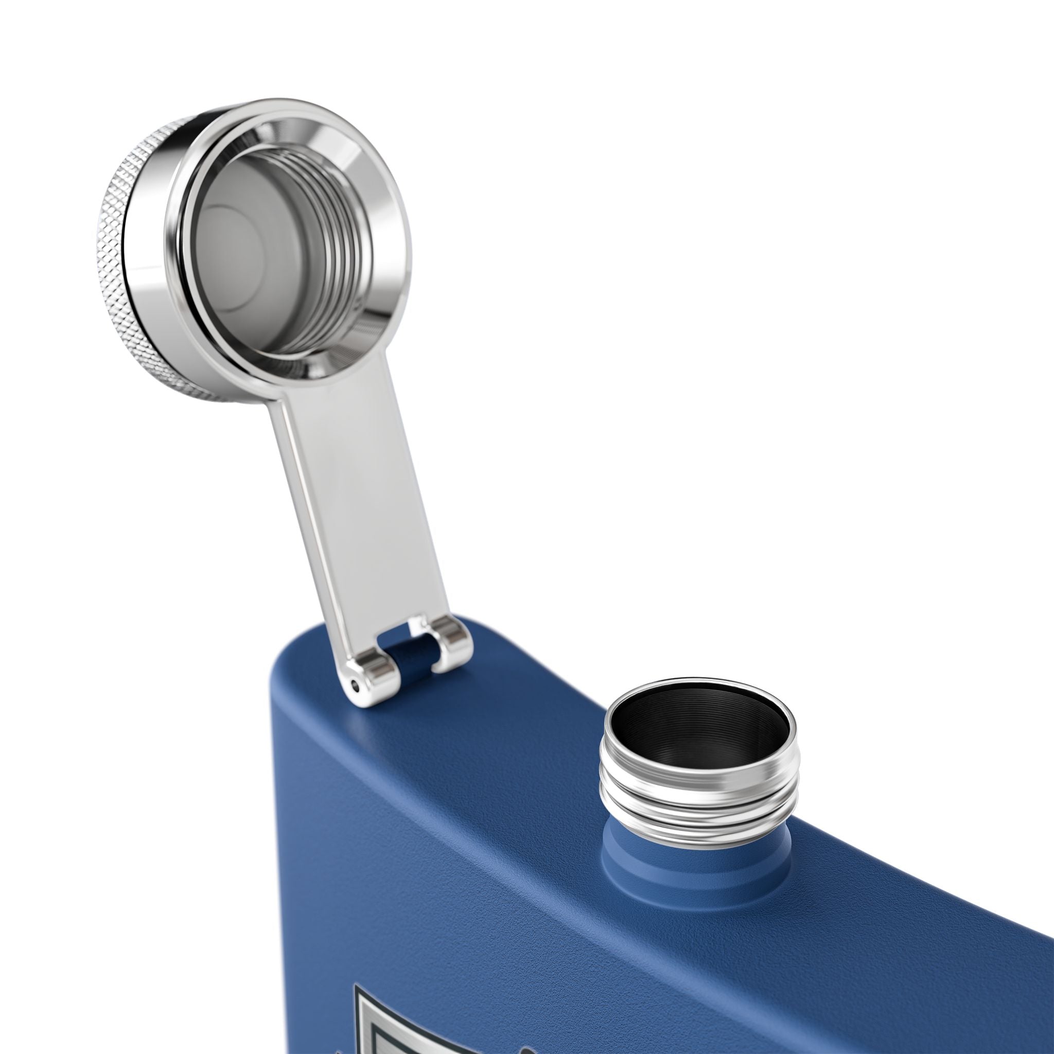 Flask — "Residential Electrician: Homes Powered by Me" (Shield Badge) 6oz Stainless Steel Hip Flask