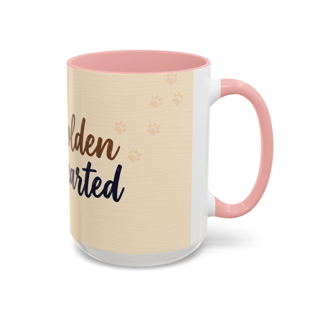 Golden Hearted Mug | Golden Retriever Lover Gift | Cute Dog Coffee Mug