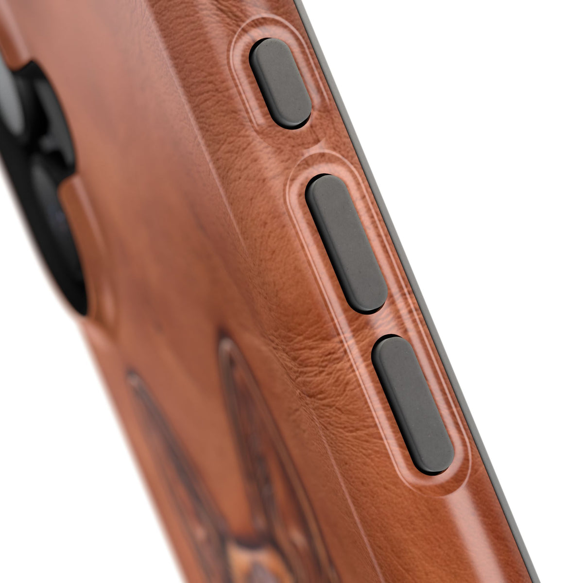 German Shepherd Phone Case | Western Tooled Art — Tough Magnetic Case with Wireless Charging