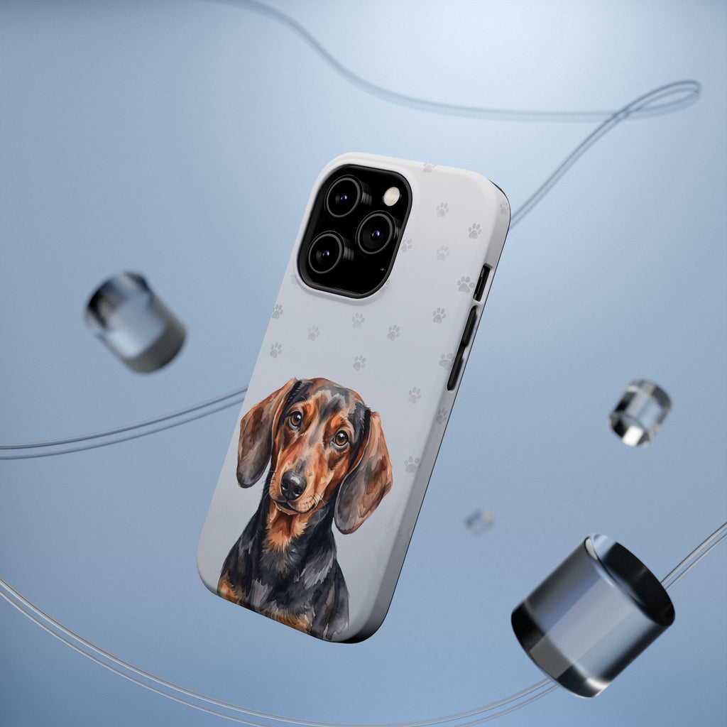 Dachshund Phone Case — Impact-Resistant Wireless Charging Cover