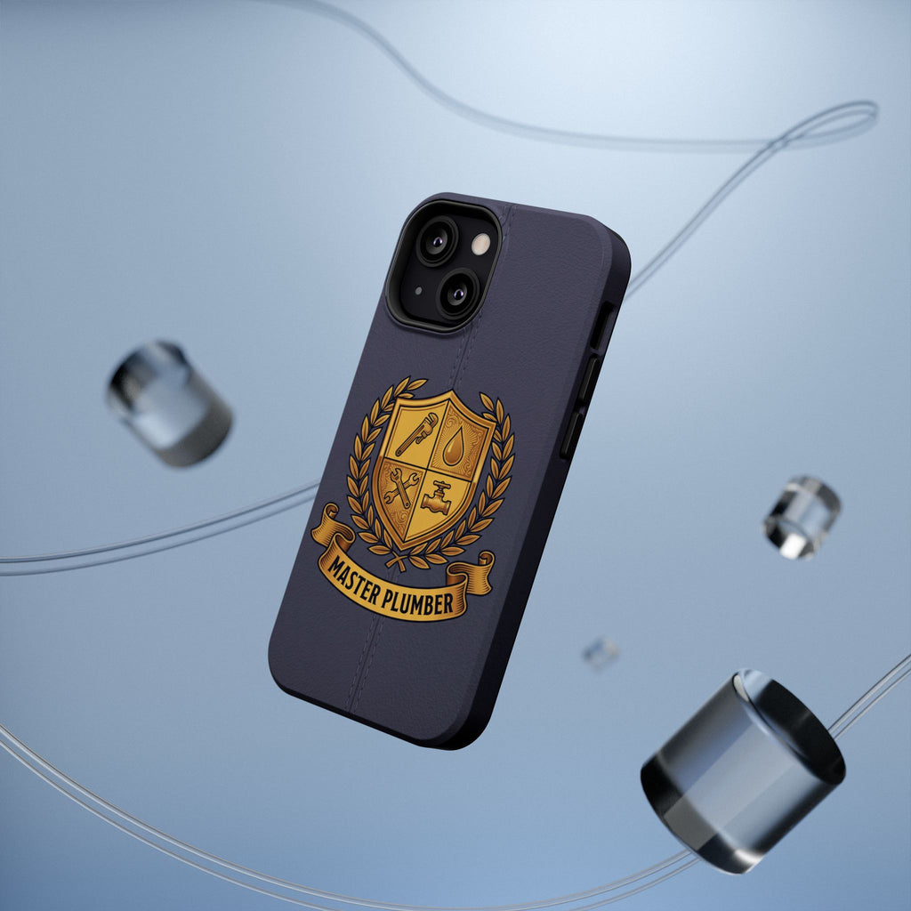 Master Plumber Crest Phone Case — Heraldic Shield Wireless Charging Cover