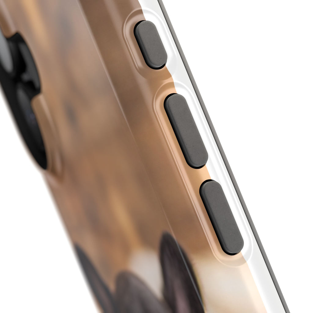 Sleepy French Bulldog Phone Case — Impact-Resistant Wireless Charging Cover