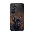 Moody French Bulldog Portrait Phone Case | Dramatic Studio Photography Style | iPhone & Samsung