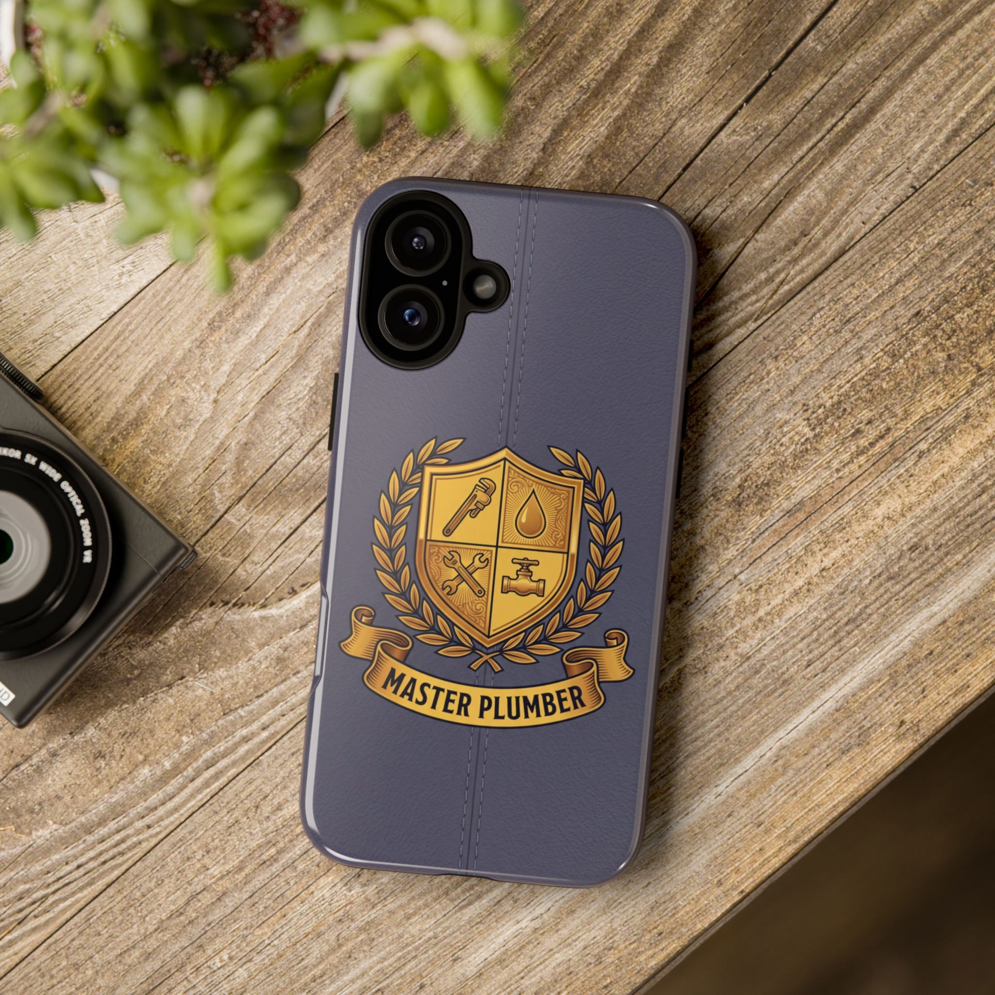 Master Plumber Slate Crest Phone Case - Samsung & iPhone Series
