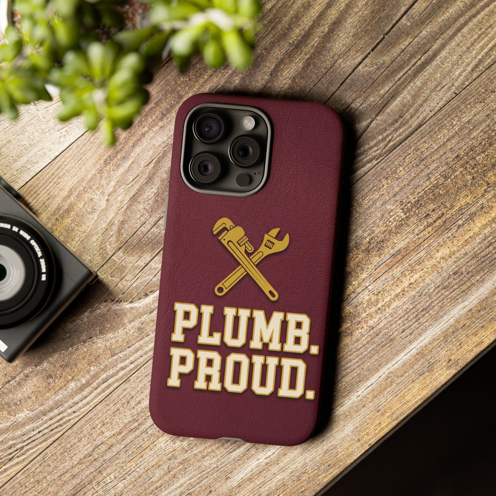 Plumb. Proud. Varsity Print Phone Case - Samsung & iPhone Series