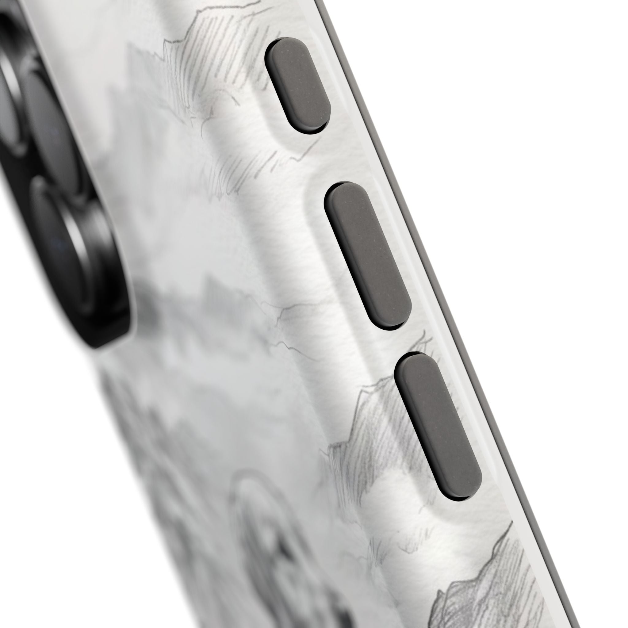 Personalized Golden Retriever Mountain Peak Phone Case — Wireless Charging Cover