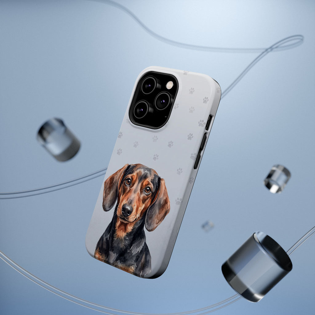 Dachshund Phone Case — Impact-Resistant Wireless Charging Cover