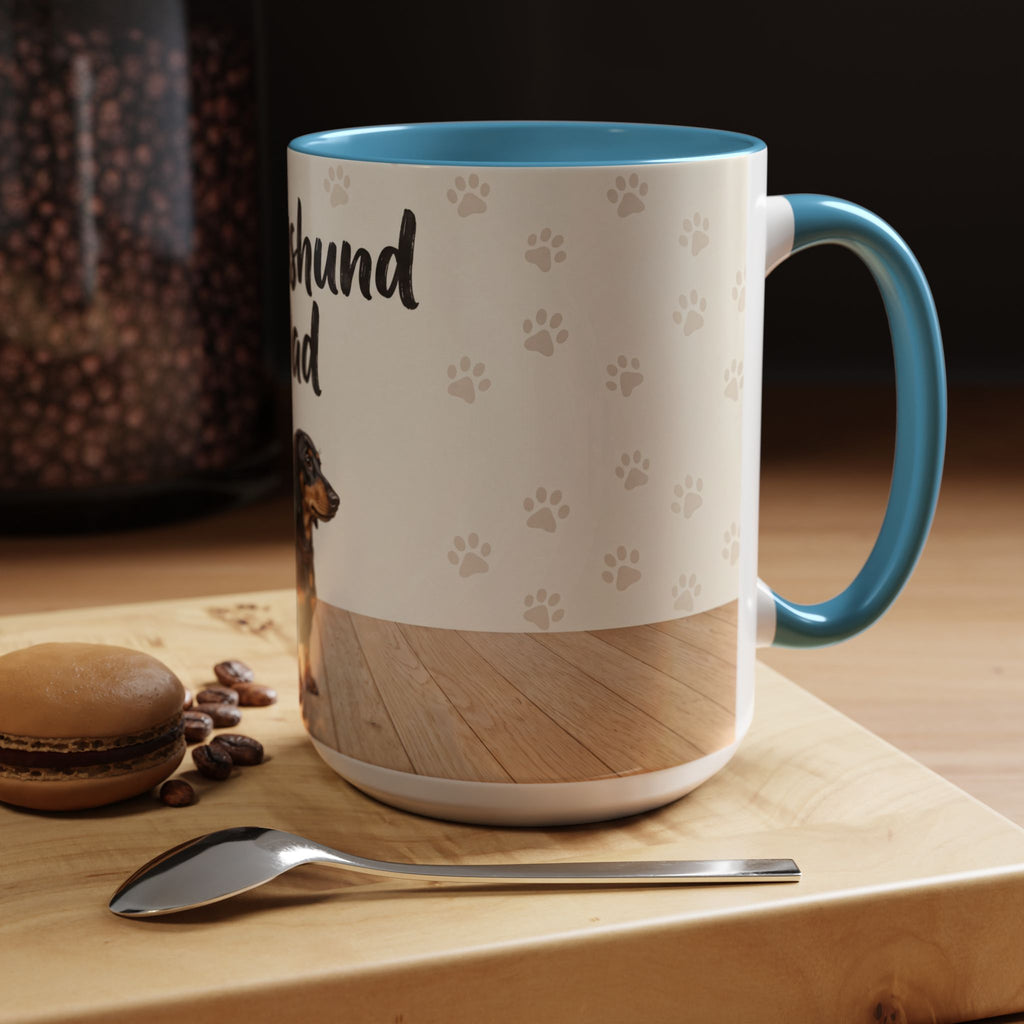 Dachshund Dad Mug | Cute Dog Dad Coffee Mug | Wiener Dog Gift for Dachshund Lovers