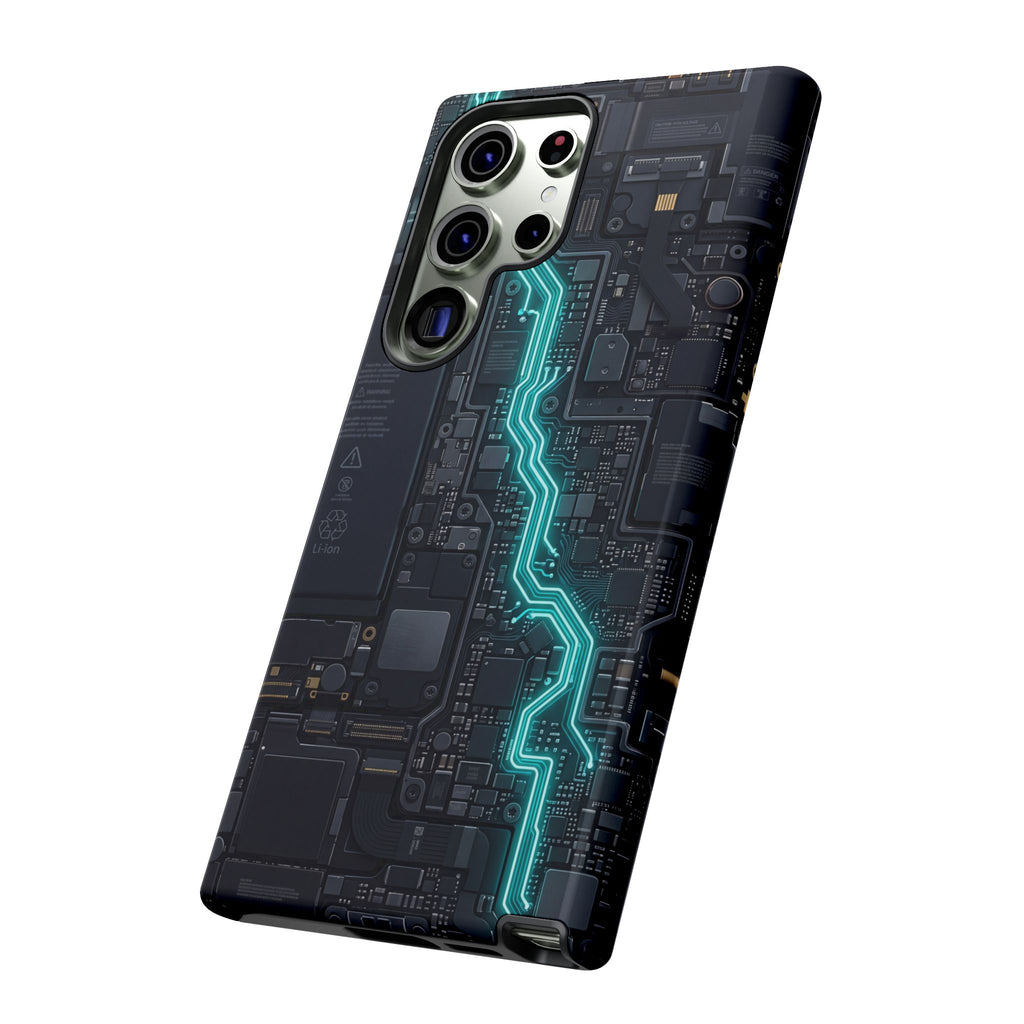 Electrician Cyan Circuit Phone Case - Samsung & iPhone Series