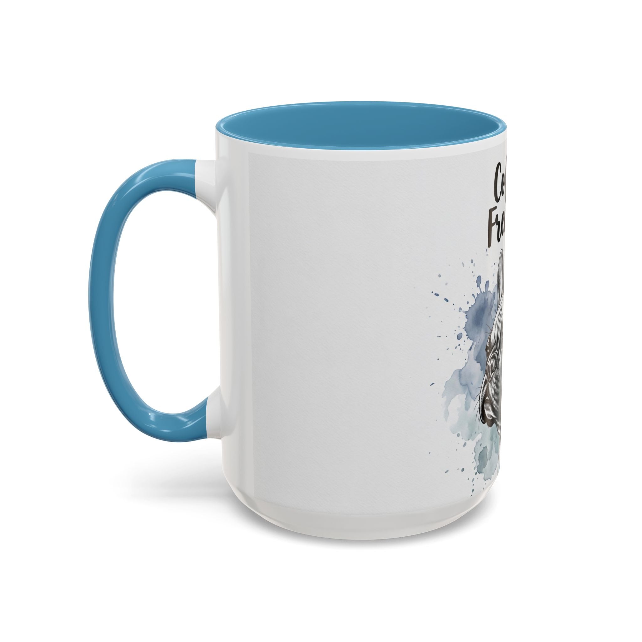 Coffee & Frenchies Mug | French Bulldog Lover Gift | Watercolor Dog Mug