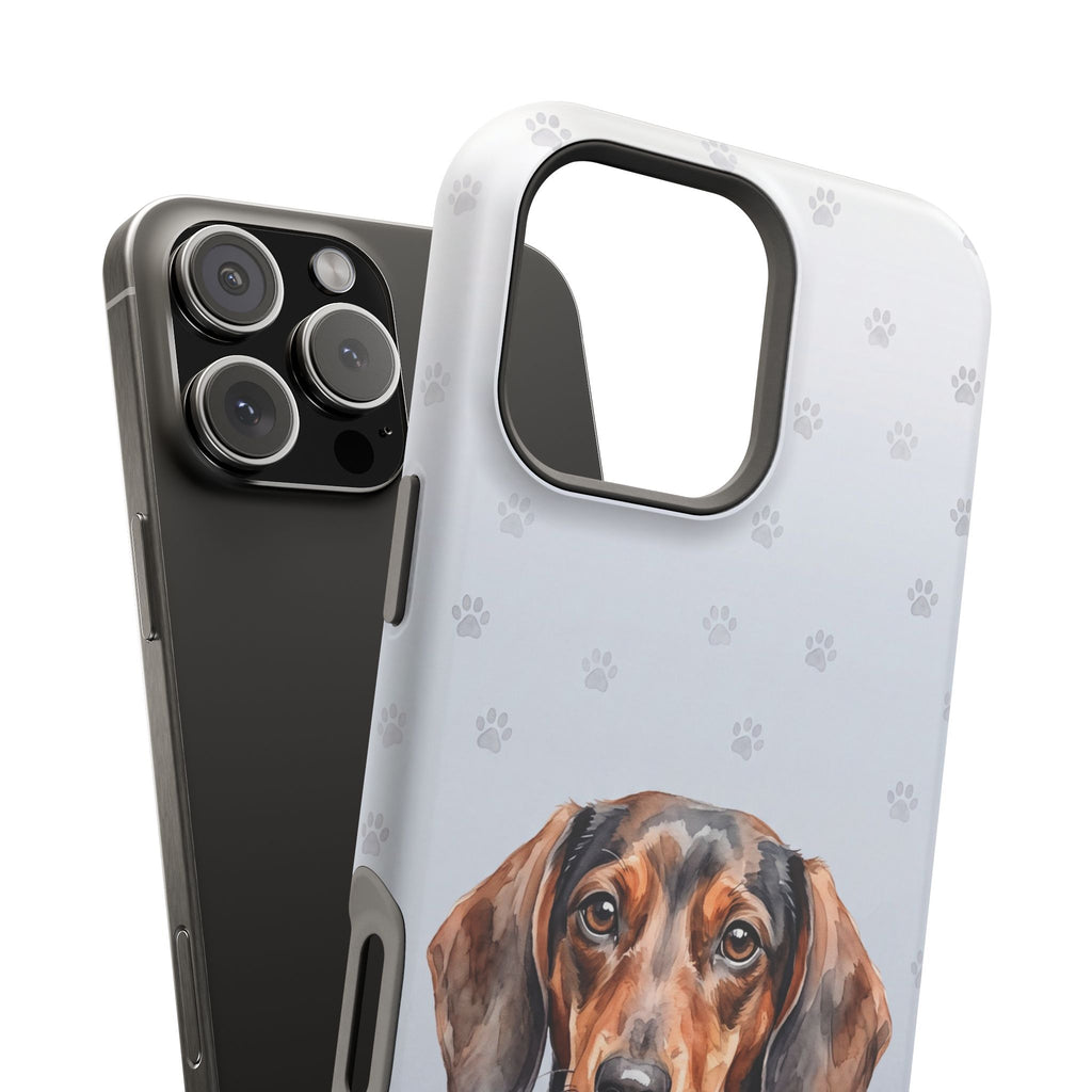 Dachshund Phone Case — Impact-Resistant Wireless Charging Cover