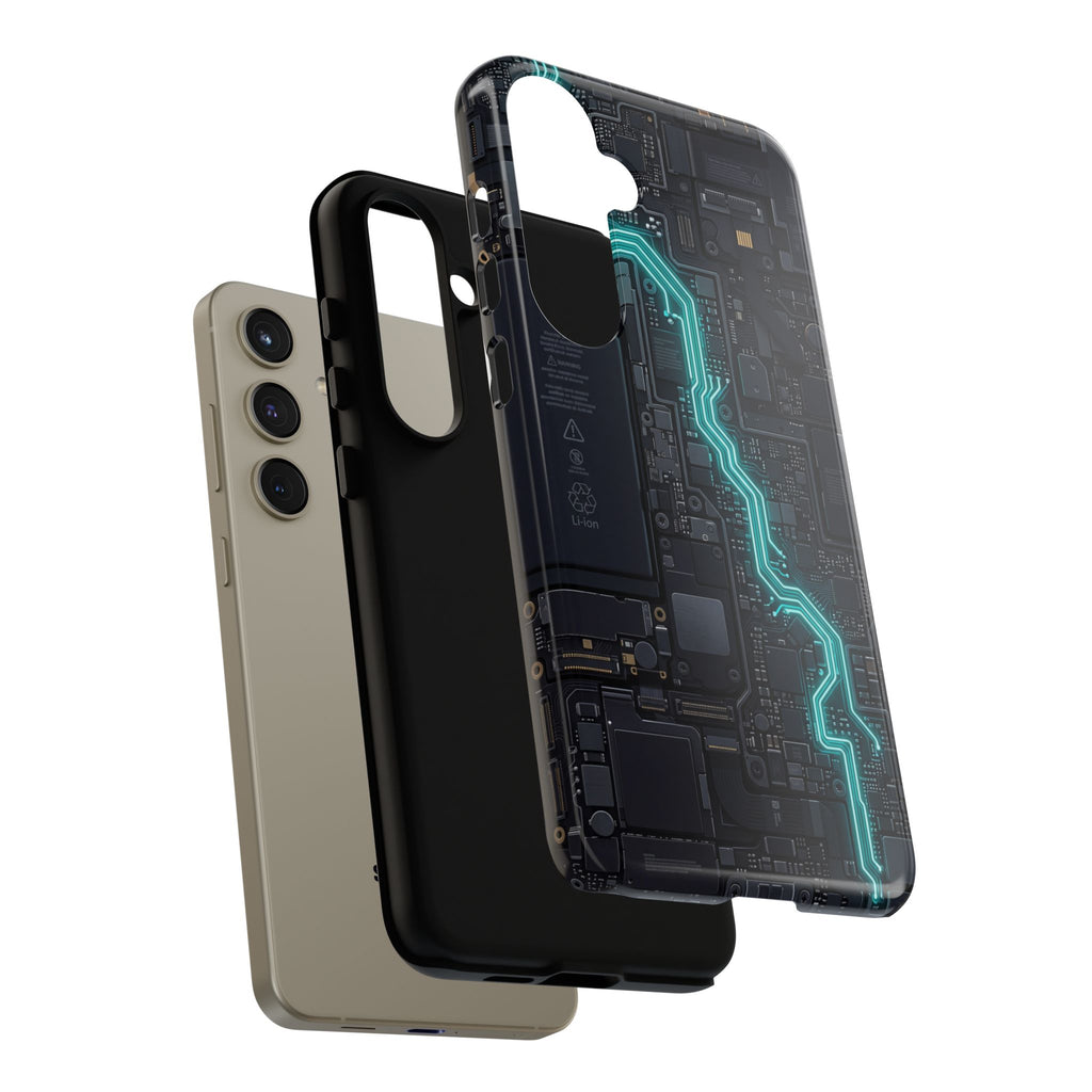 Electrician Cyan Circuit Phone Case - Samsung & iPhone Series