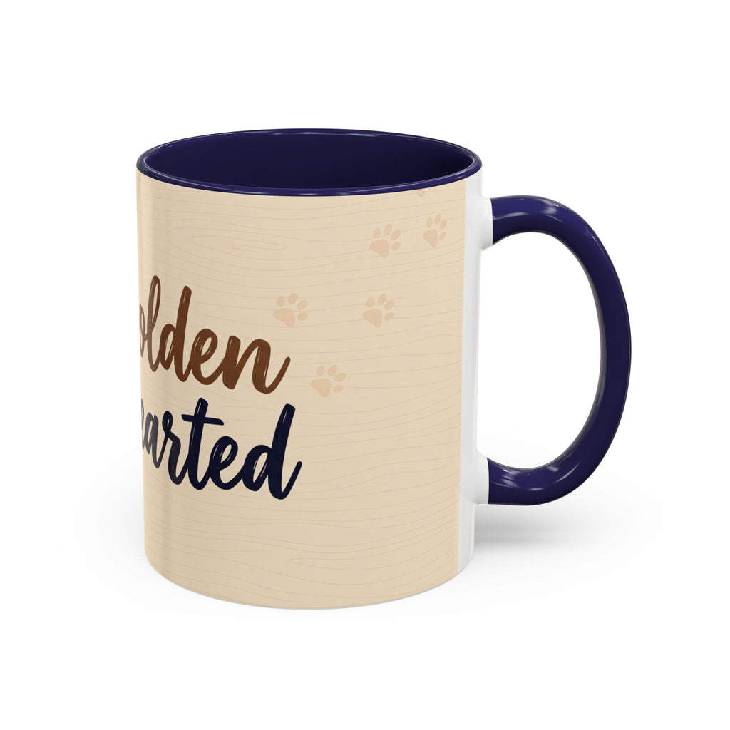 Golden Hearted Mug | Golden Retriever Lover Gift | Cute Dog Coffee Mug