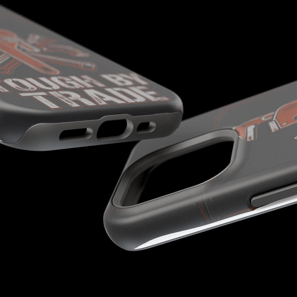 Tough By Trade Phone Case — Crossed Wrenches Wireless Charging Cover