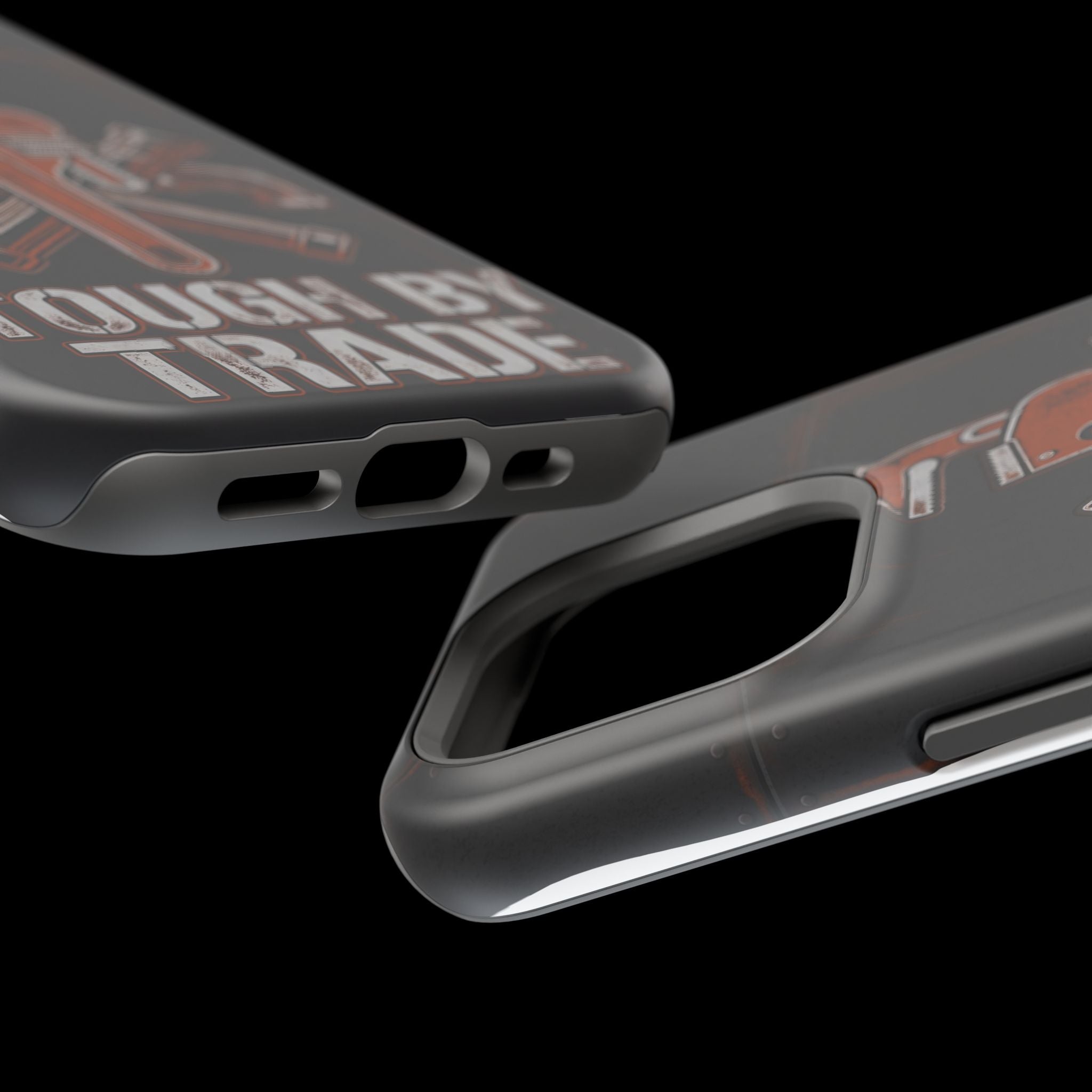 Tough By Trade Phone Case — Crossed Wrenches Wireless Charging Cover