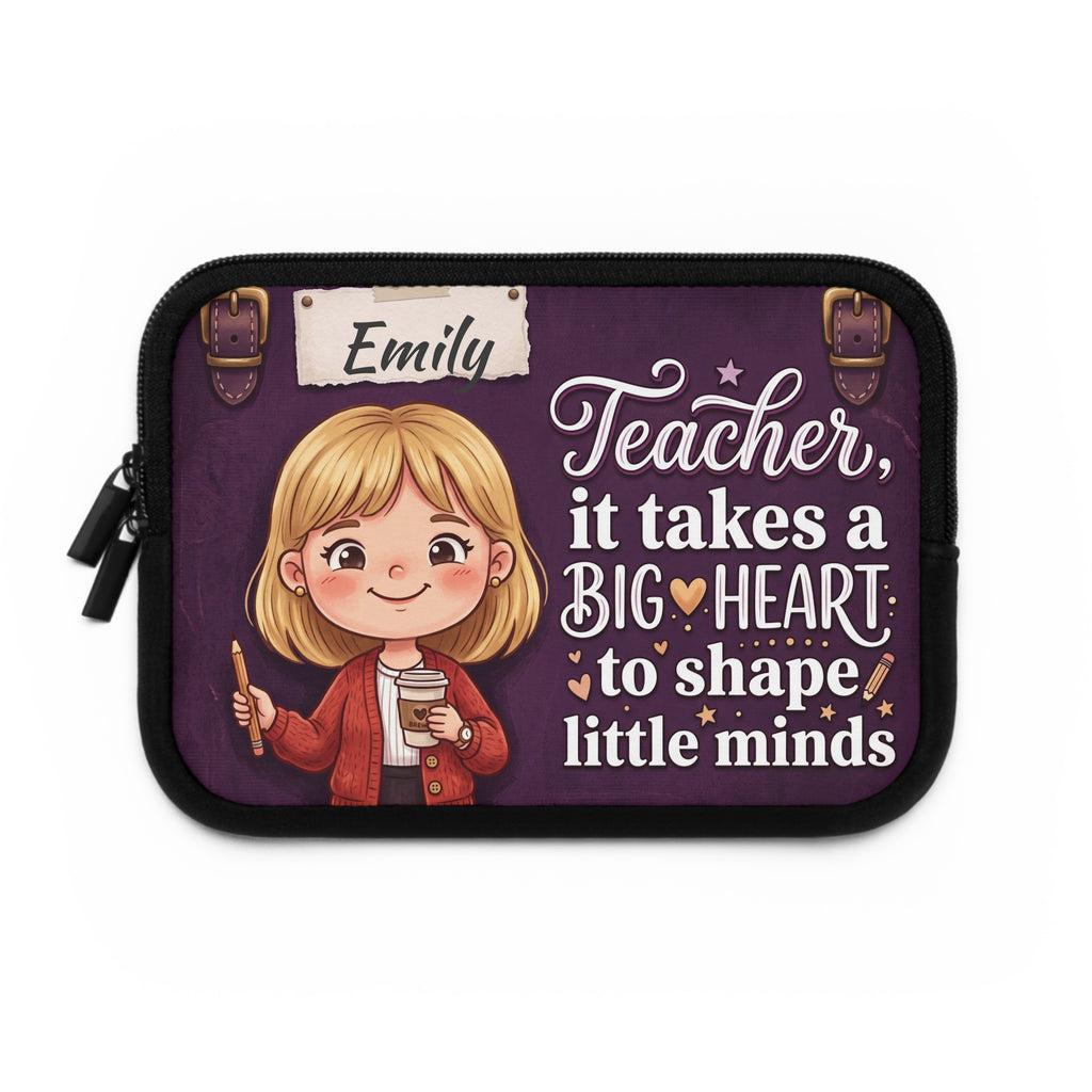 Personalized Teacher Laptop Sleeve | Custom Name Gift | Teacher Appreciation Gift