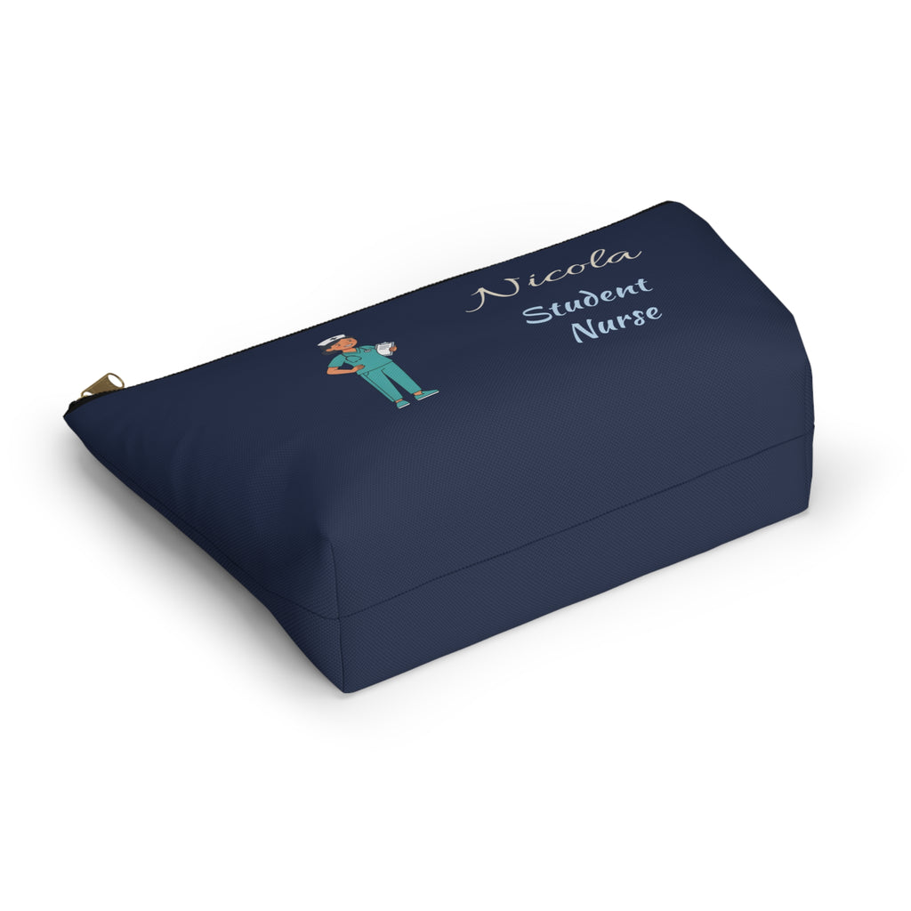 Personalized Student Nurse Pouch | Custom Name Cosmetic Bag