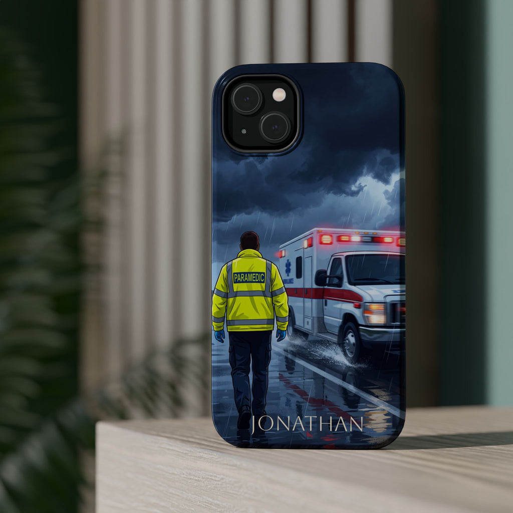 Personalized EMS Storm Phone Case — Wireless Charging Cover