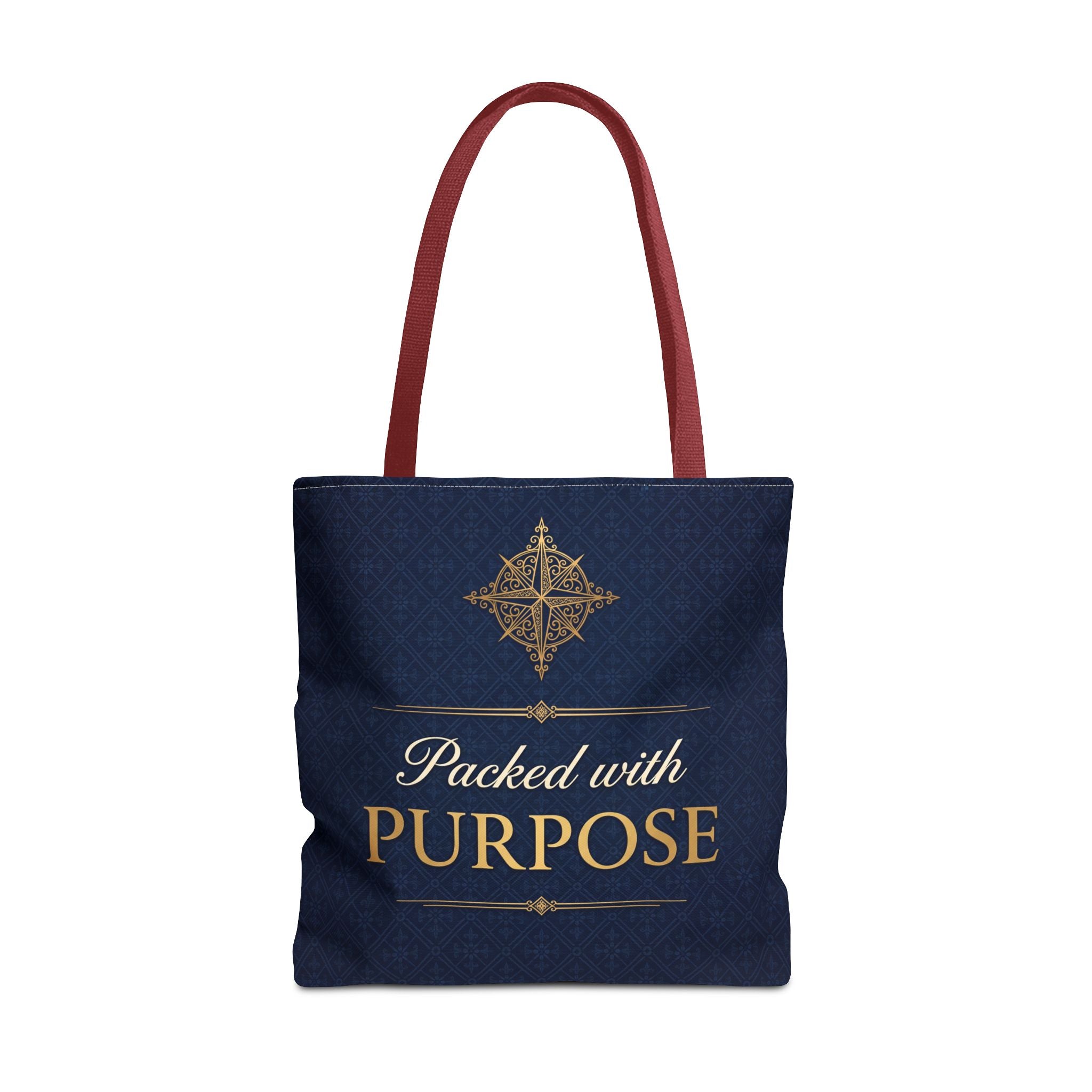 Packed with Purpose Tote | Inspirational Nurse Gift Tote Bag | Healthcare Worker Appreciation Gift | Premium Polyester Carry-All