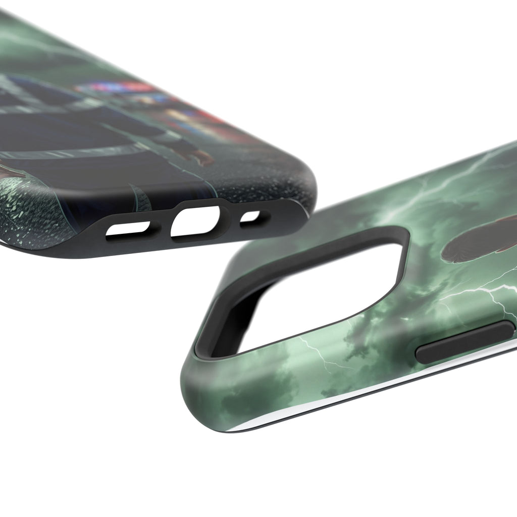 Paramedic Green Storm Phone Case — Magnetic Wireless Charging Cover