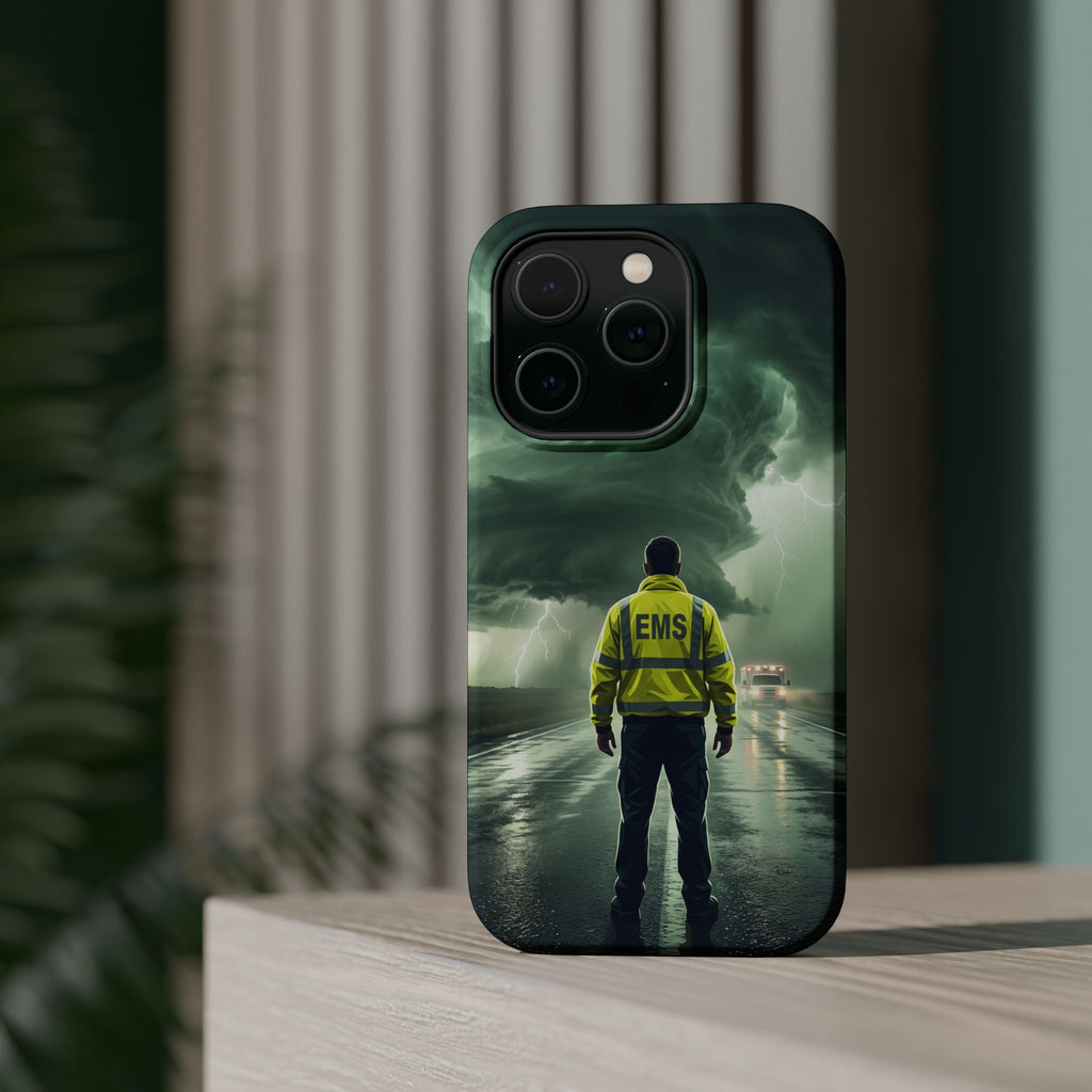 EMS Green Storm Phone Case — Magnetic Wireless Charging Cover