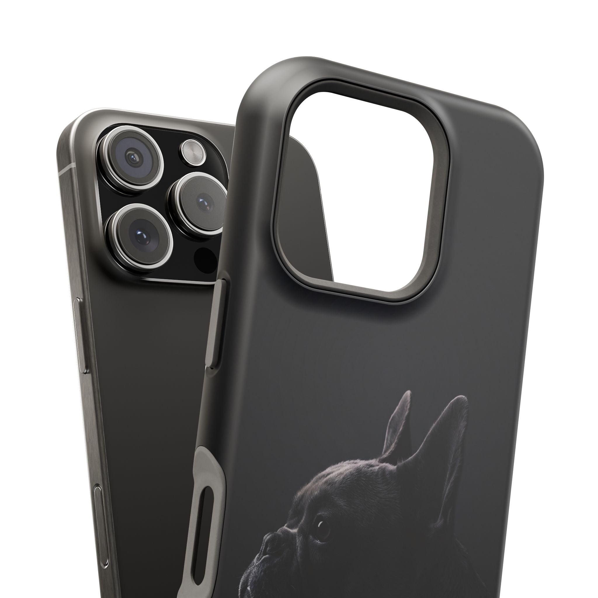 French Bulldog Phone Case — Impact-Resistant Wireless Charging Cover