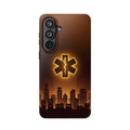 Paramedic/EMT Skyline Phone Case — Magnetic Wireless Charging Cover