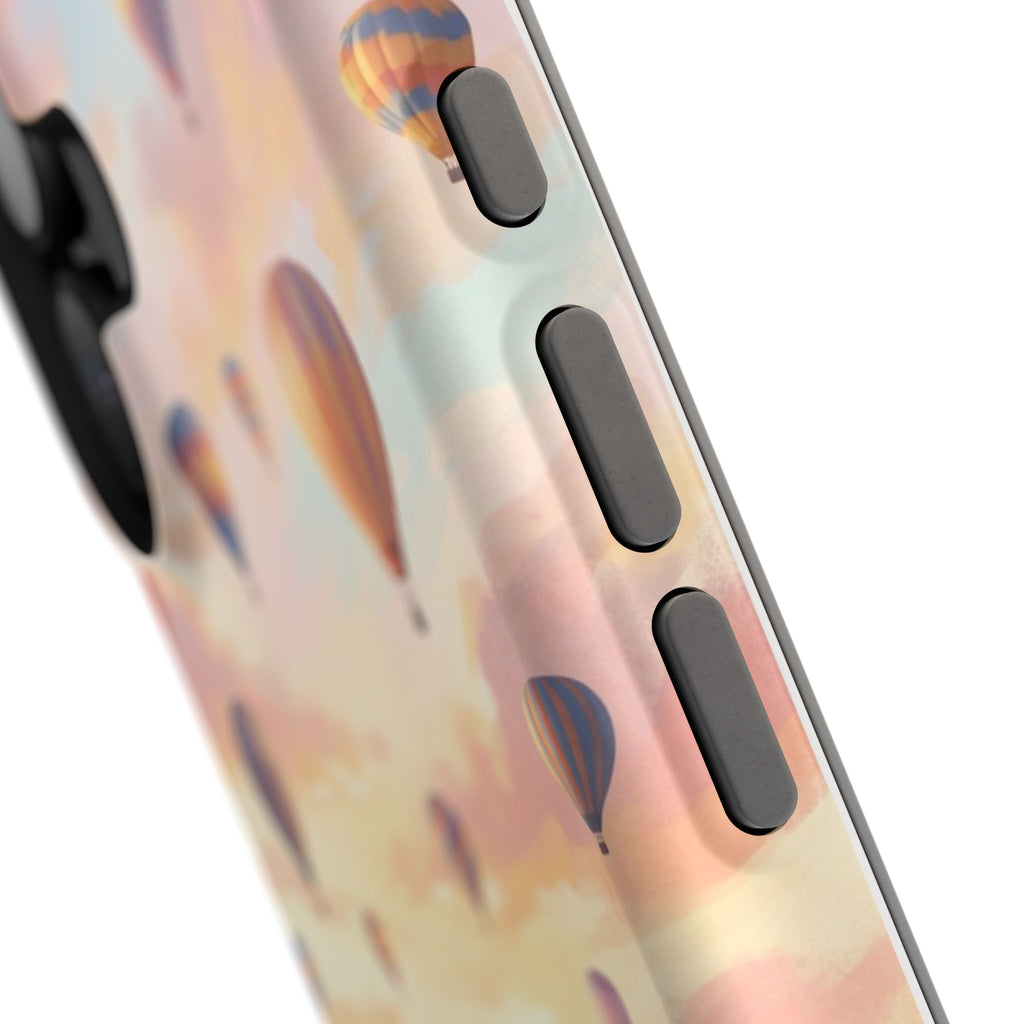 Personalized Golden Retriever Hot Air Balloon Phone Case — Wireless Charging Cover