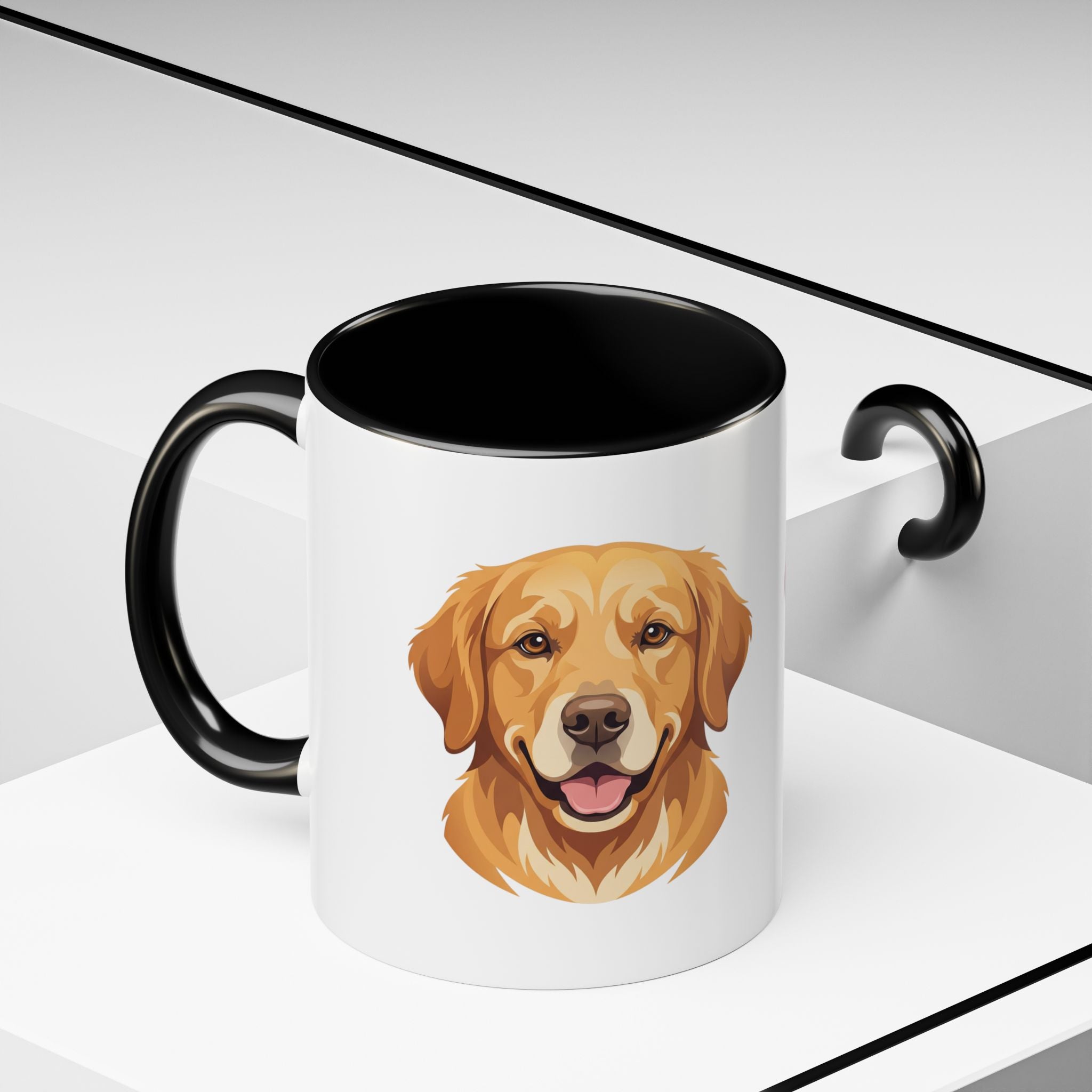 Personalized Golden Retriever Mug | Custom Name & Message Dog Lover Coffee Mug
