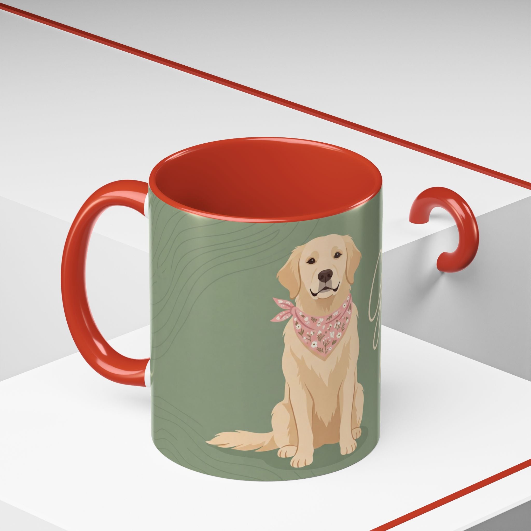 Golden Mom Mug | Golden Retriever Lover Gift | Cute Dog Mom Coffee Mug