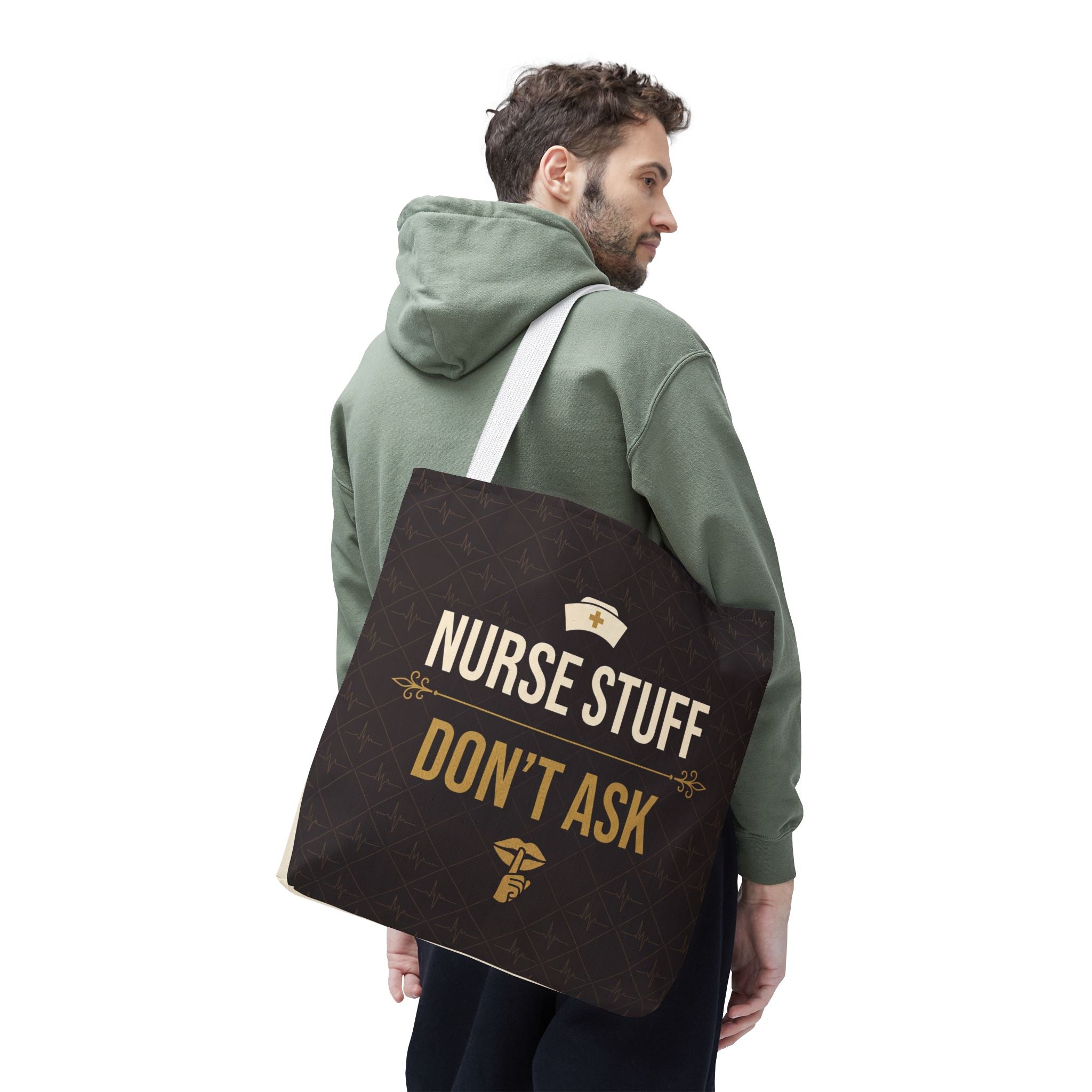 Nurse Stuff Don't Ask Tote | Funny Nurse Gift Tote Bag | Nurse Humour Appreciation Gift | Premium Polyester Carry-All
