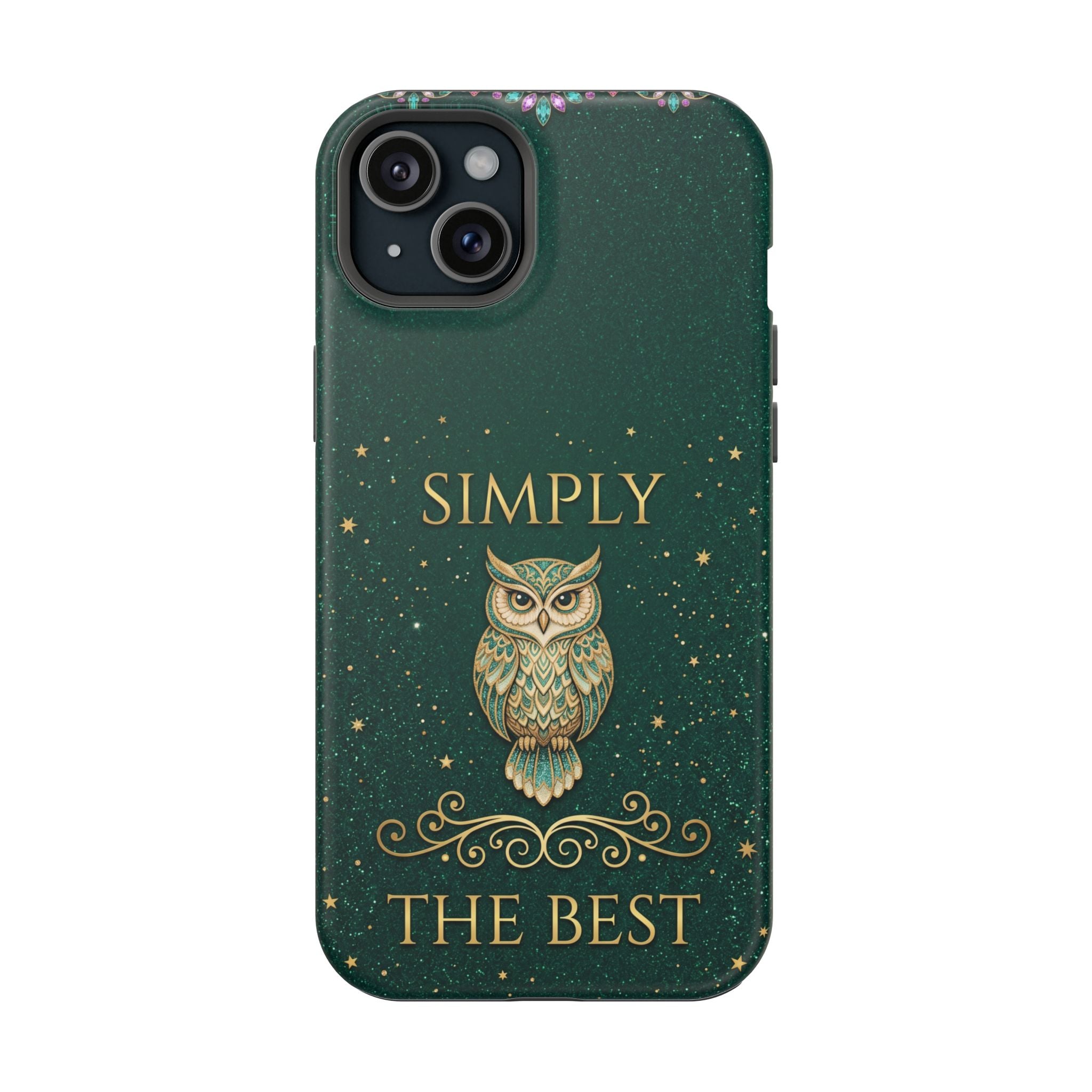 Simply The Best Wise Owl Phone Case — Wireless Charging Cover