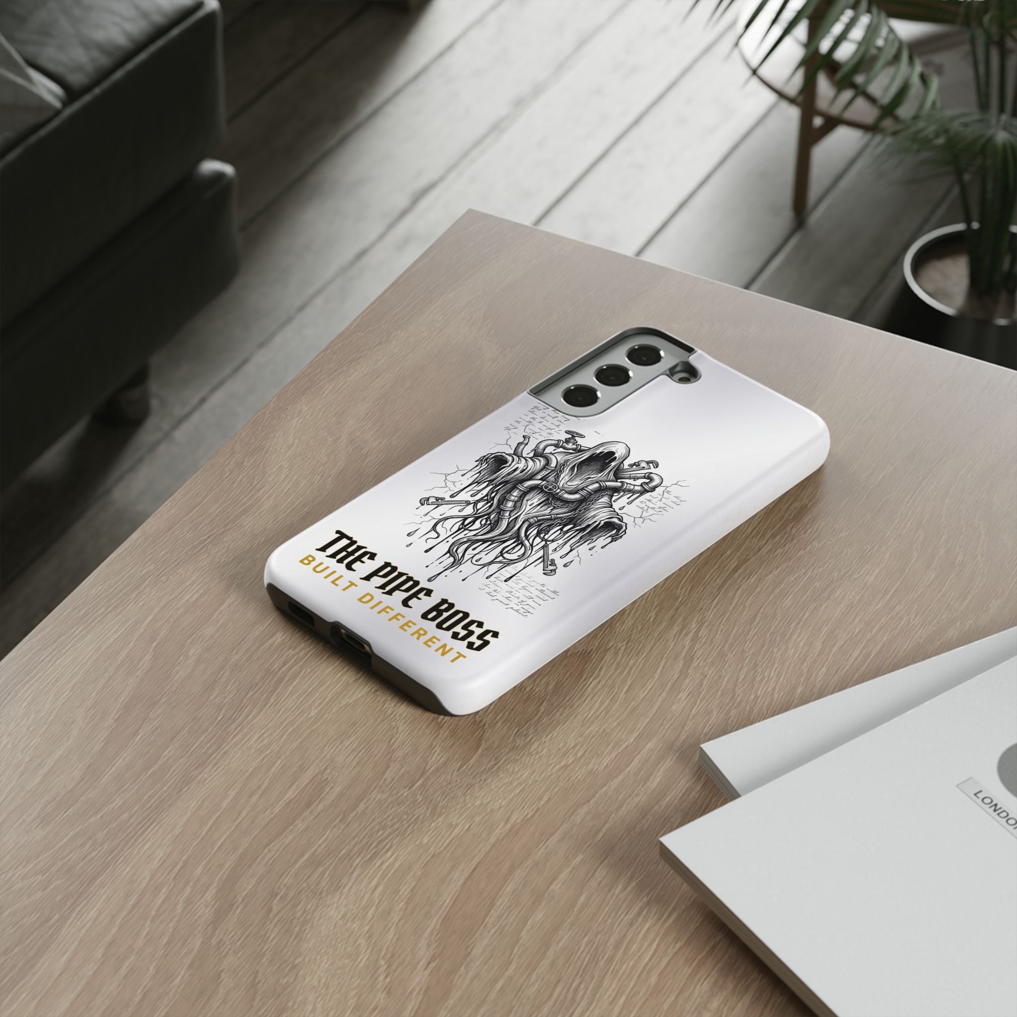 The Pipe Boss Gothic Plumber Phone Case - Samsung & iPhone Series