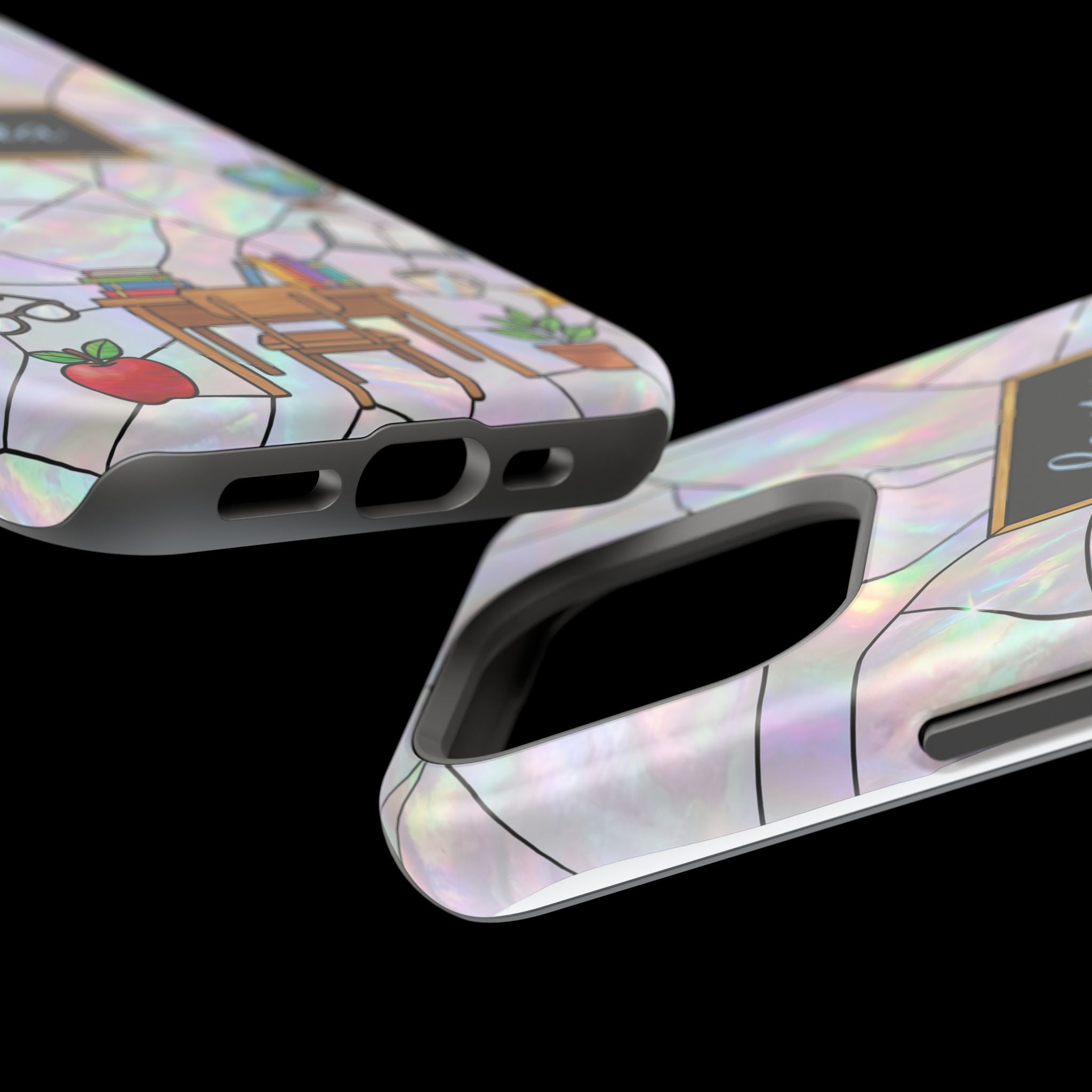 Personalized Teacher Phone Case — Impact-Resistant Wireless Charging Cover