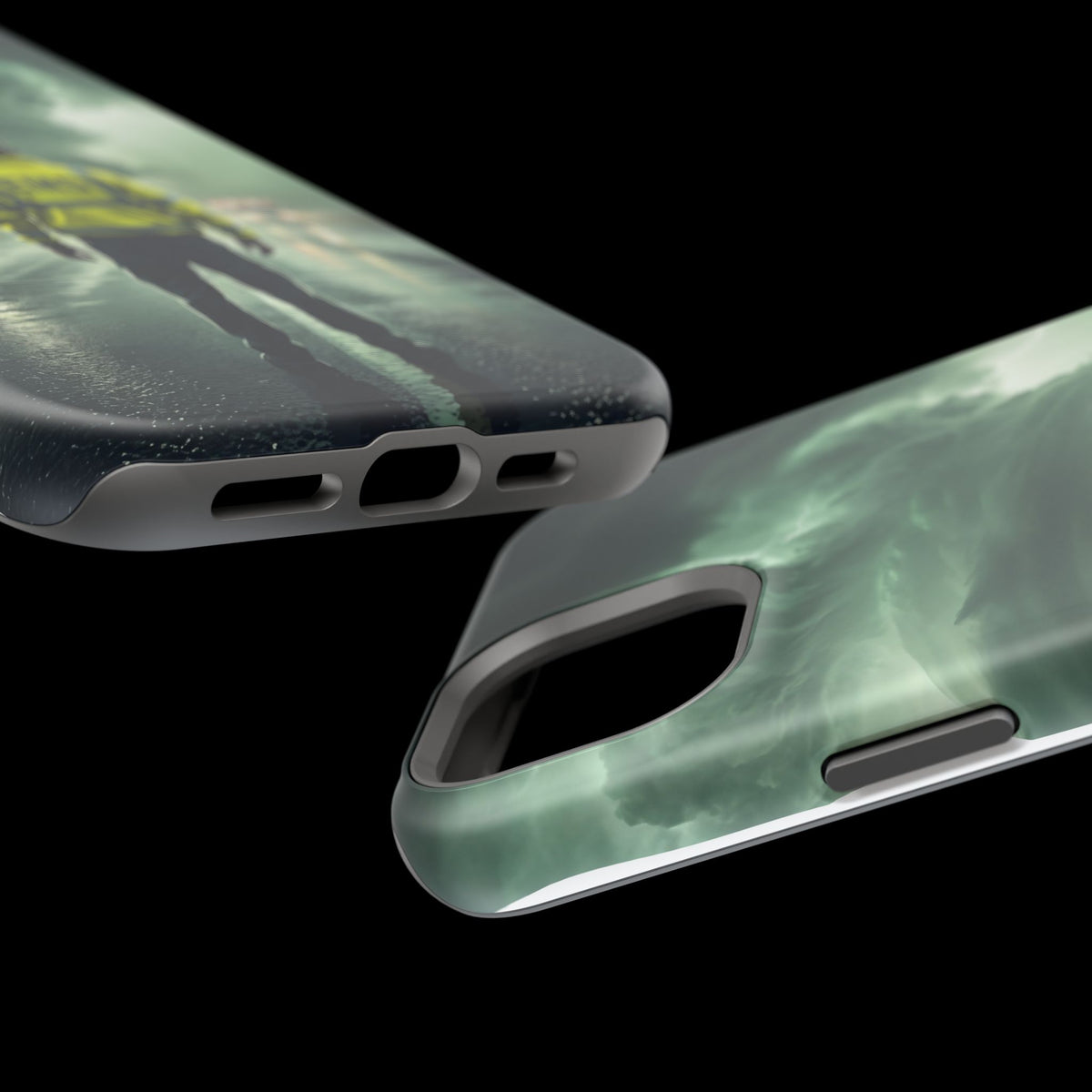 EMS Green Storm Phone Case — Magnetic Wireless Charging Cover