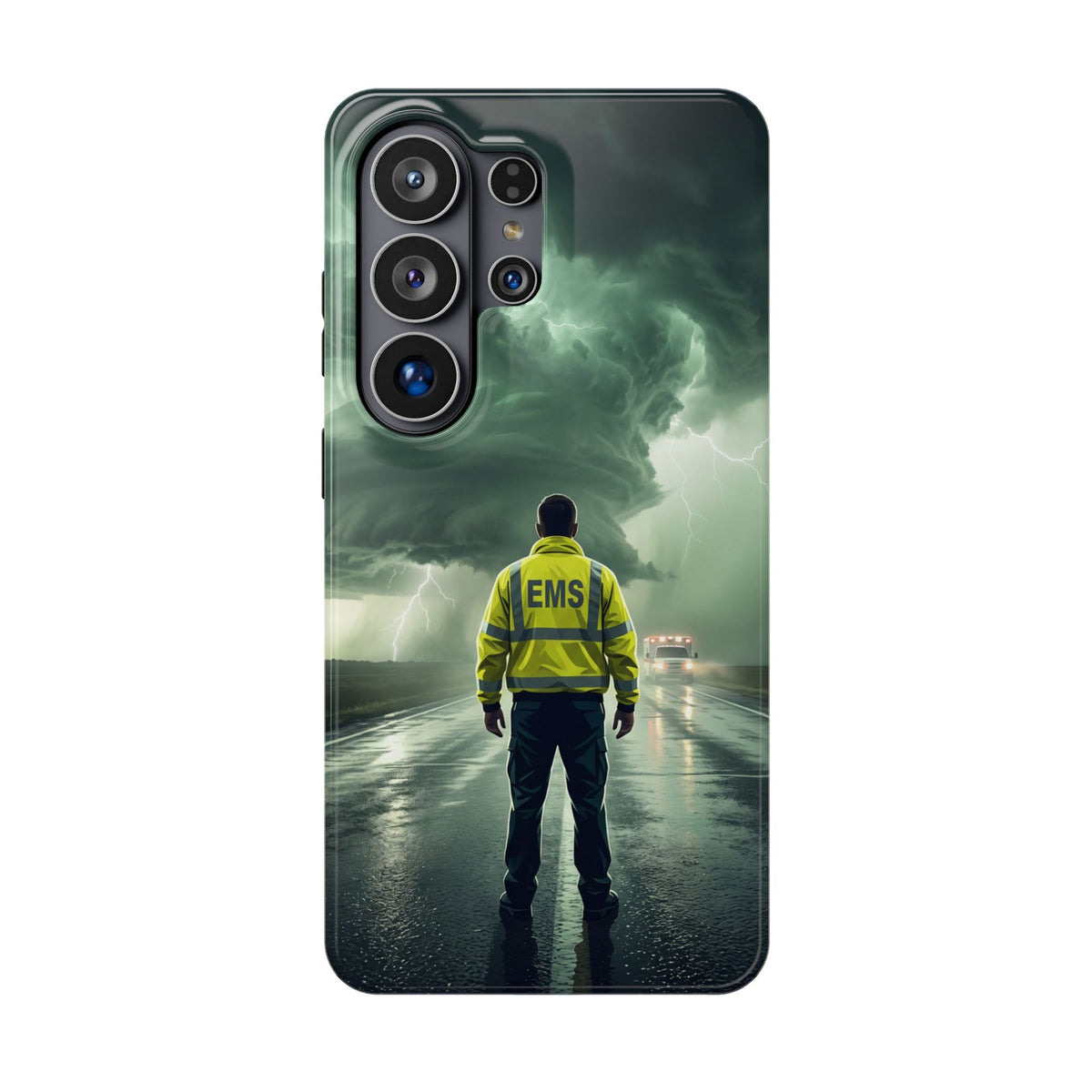 EMS Green Storm Phone Case — Magnetic Wireless Charging Cover