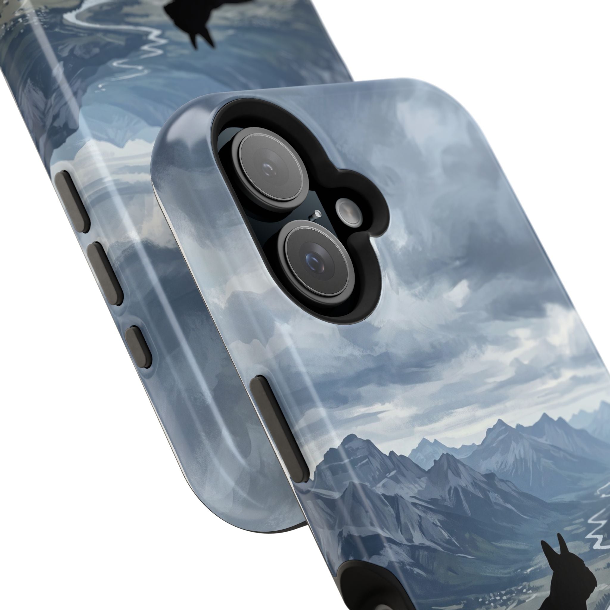 Personalized French Bulldog Mountain Valley Phone Case — Wireless Charging Cover