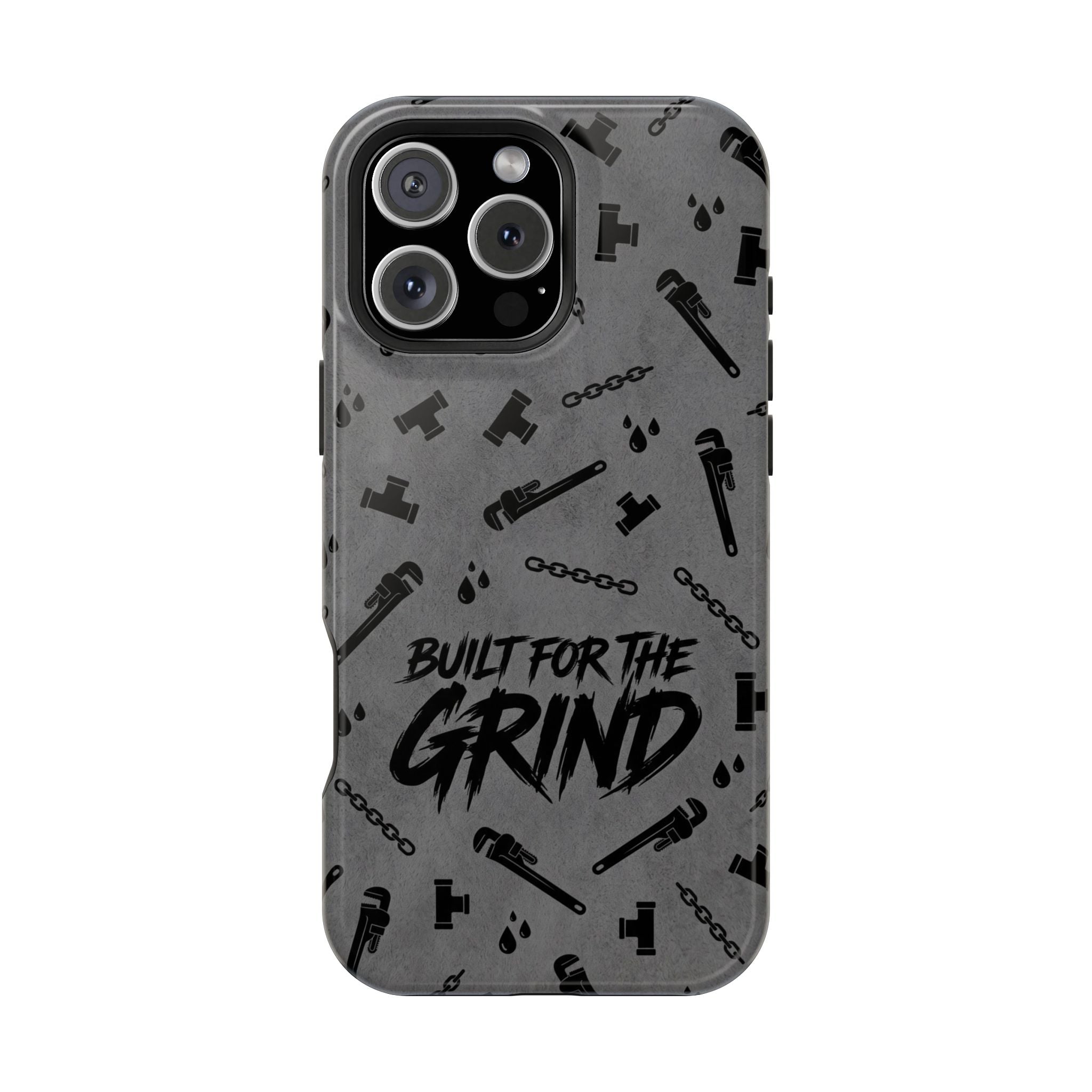 Built for the Grind Phone Case — Plumber Tools Wireless Charging Cover