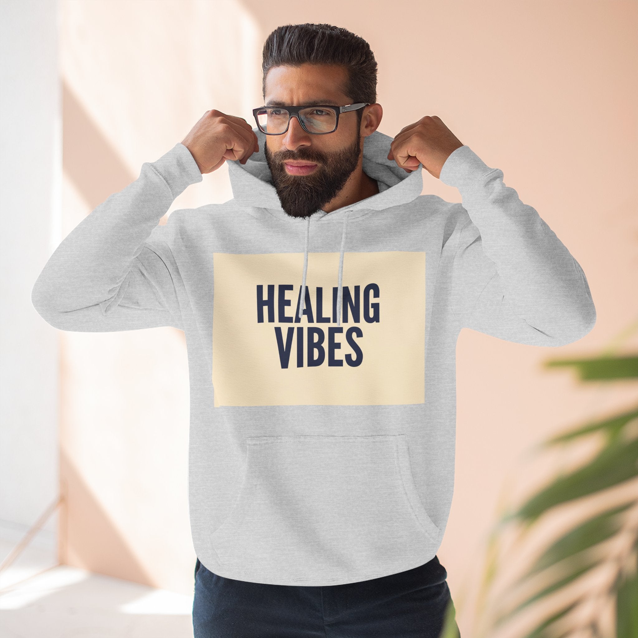 Healing vibes Nurse Hoodie — Unisex Comfortable Pullover for Passionate Medical Workers