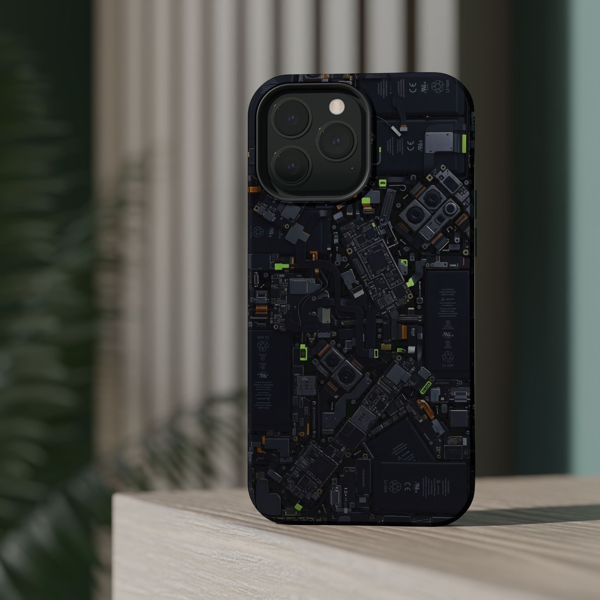 Circuit Core Phone Case — Motherboard Print Wireless Charging Cover