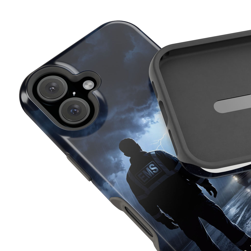 Personalized Lightning Storm EMS Phone Case — Wireless Charging Cover