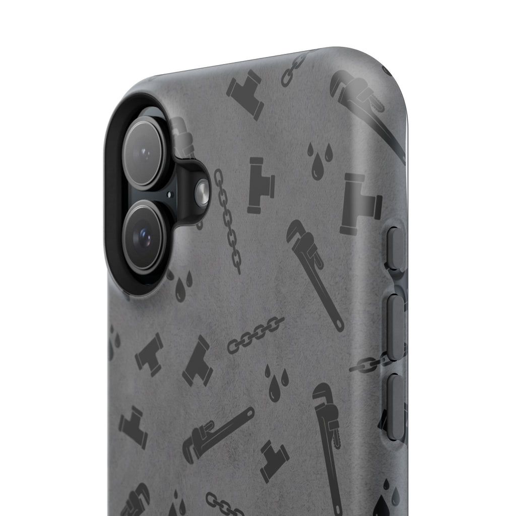 Built for the Grind Phone Case — Plumber Tools Wireless Charging Cover