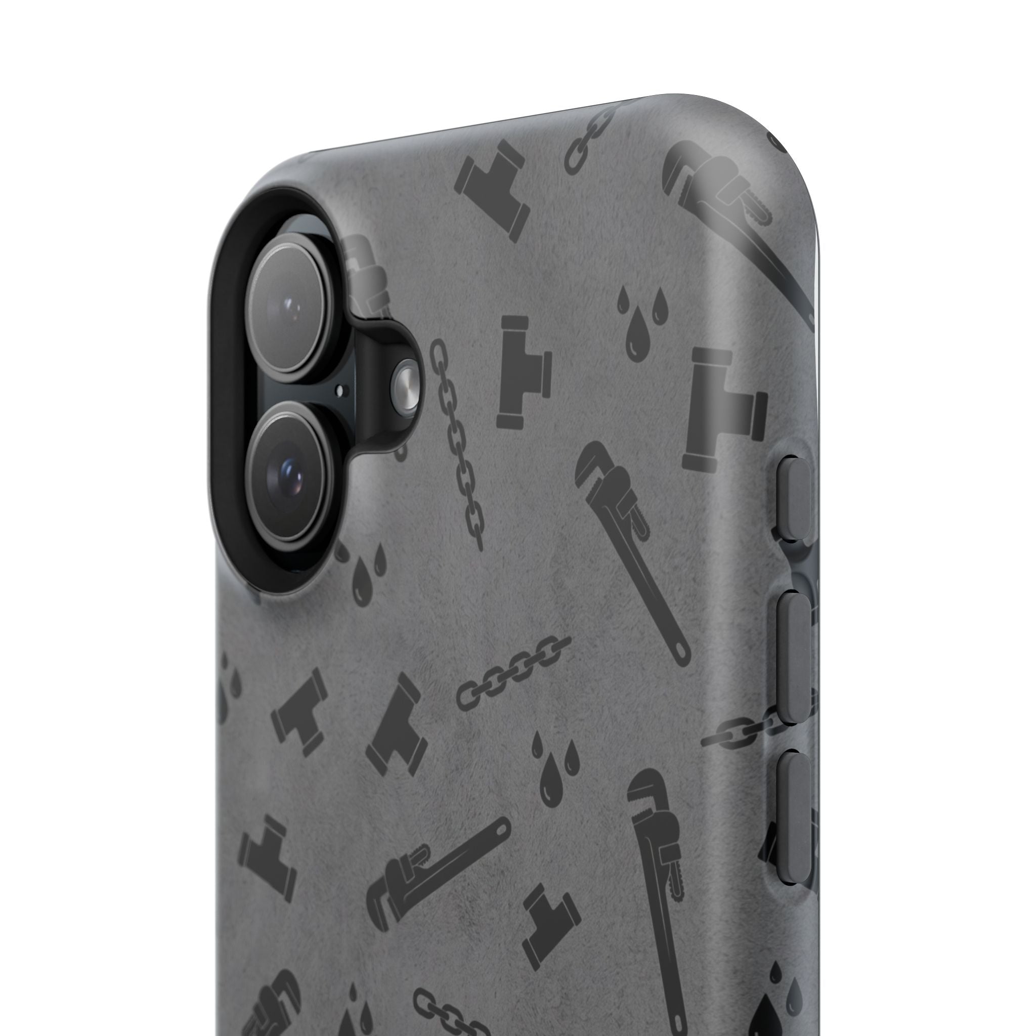 Built for the Grind Phone Case — Plumber Tools Wireless Charging Cover