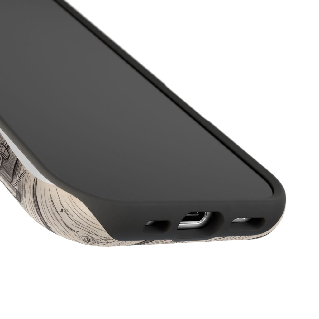 Personalized Dachshund Sunset Beach Phone Case — Wireless Charging Cover