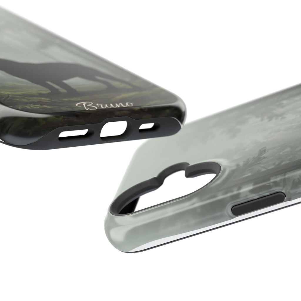 Personalized French Bulldog Misty Forest Phone Case — Wireless Charging Cover