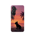 Personalized French Bulldog Tropical Beach Phone Case — Wireless Charging Cover