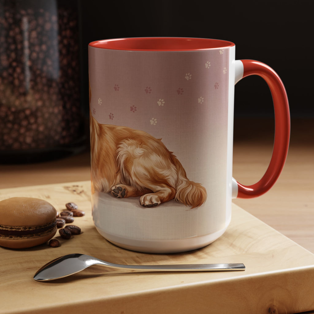 Golden Retriever Lying Down Mug | Golden Retriever Lover Gift | Cute Dog Coffee Mug