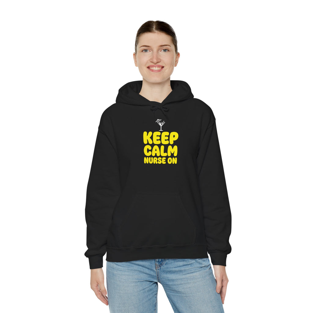 Keep Calm Nurse On Hoodie — Funny Nurse Graphic Pullover