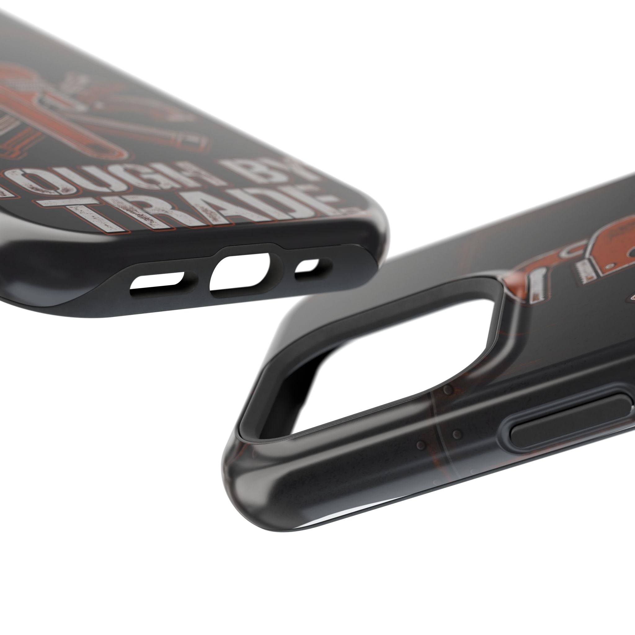 Tough By Trade Phone Case — Crossed Wrenches Wireless Charging Cover